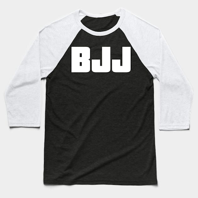 Brazilian Jiu Jitsu (BJJ) Baseball T-Shirt by fromherotozero